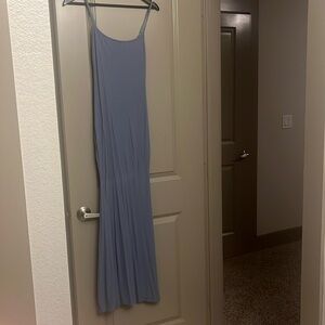Blue maxi dress